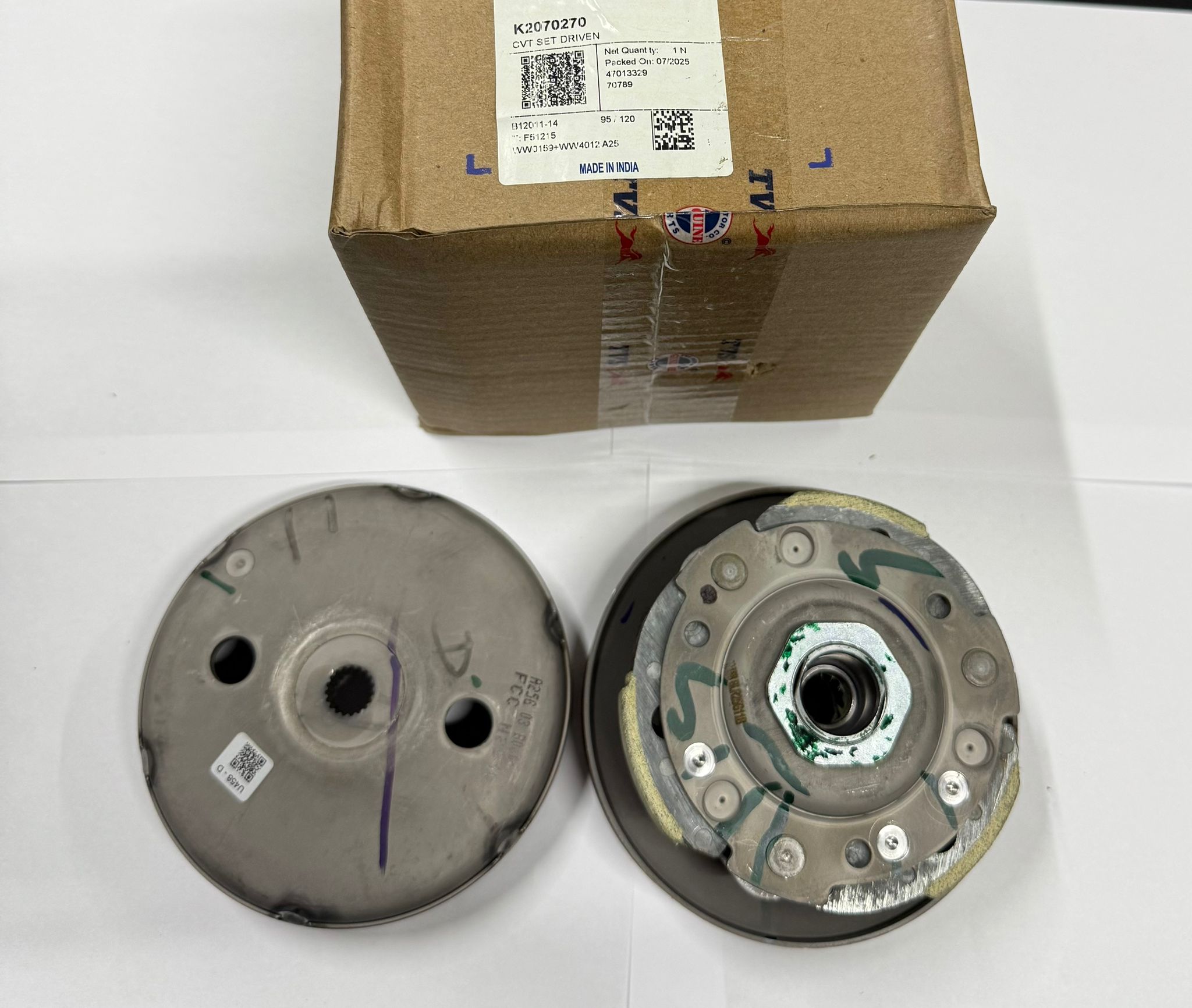 TVS ORİJİNAL ARKA VARYATÖR (KOMPLE)