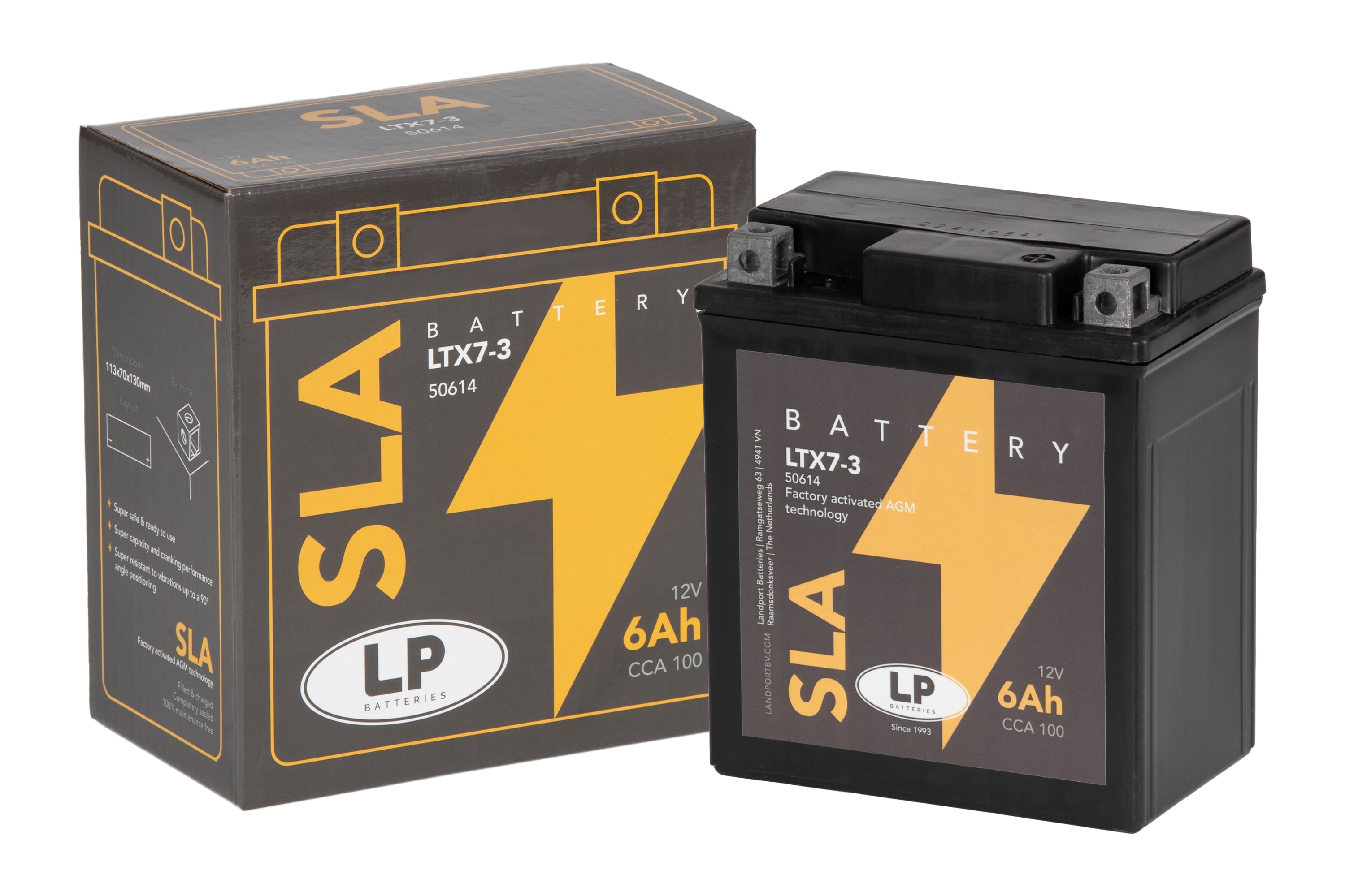 SLA AKÜ (MB LTX7-3) / 6 A / KG: 2,31 / L:113 / W:70 / H:130 CCA: 100