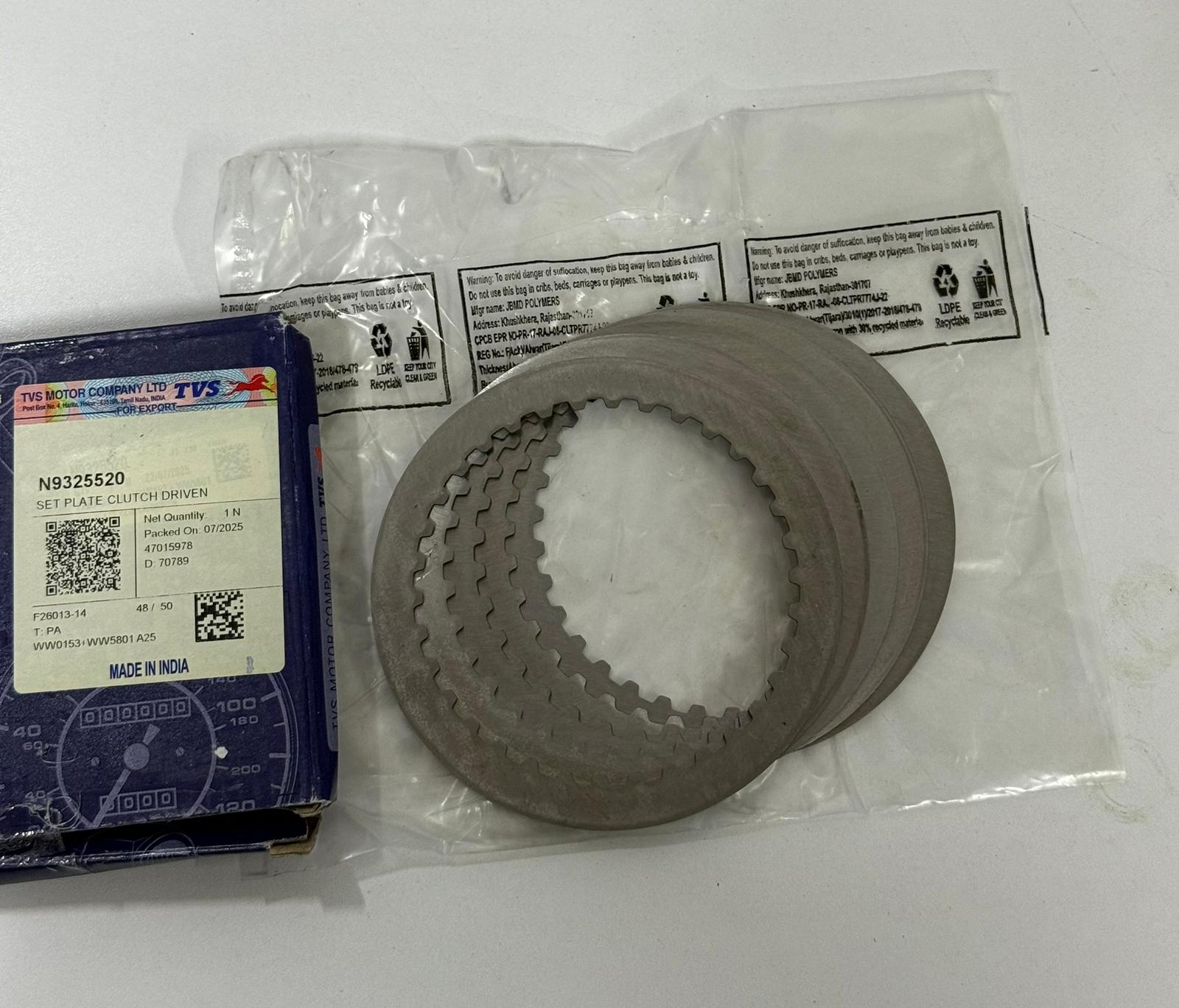 TVS ORİJİNAL DEBRİYAJ SACI SET TAKIM