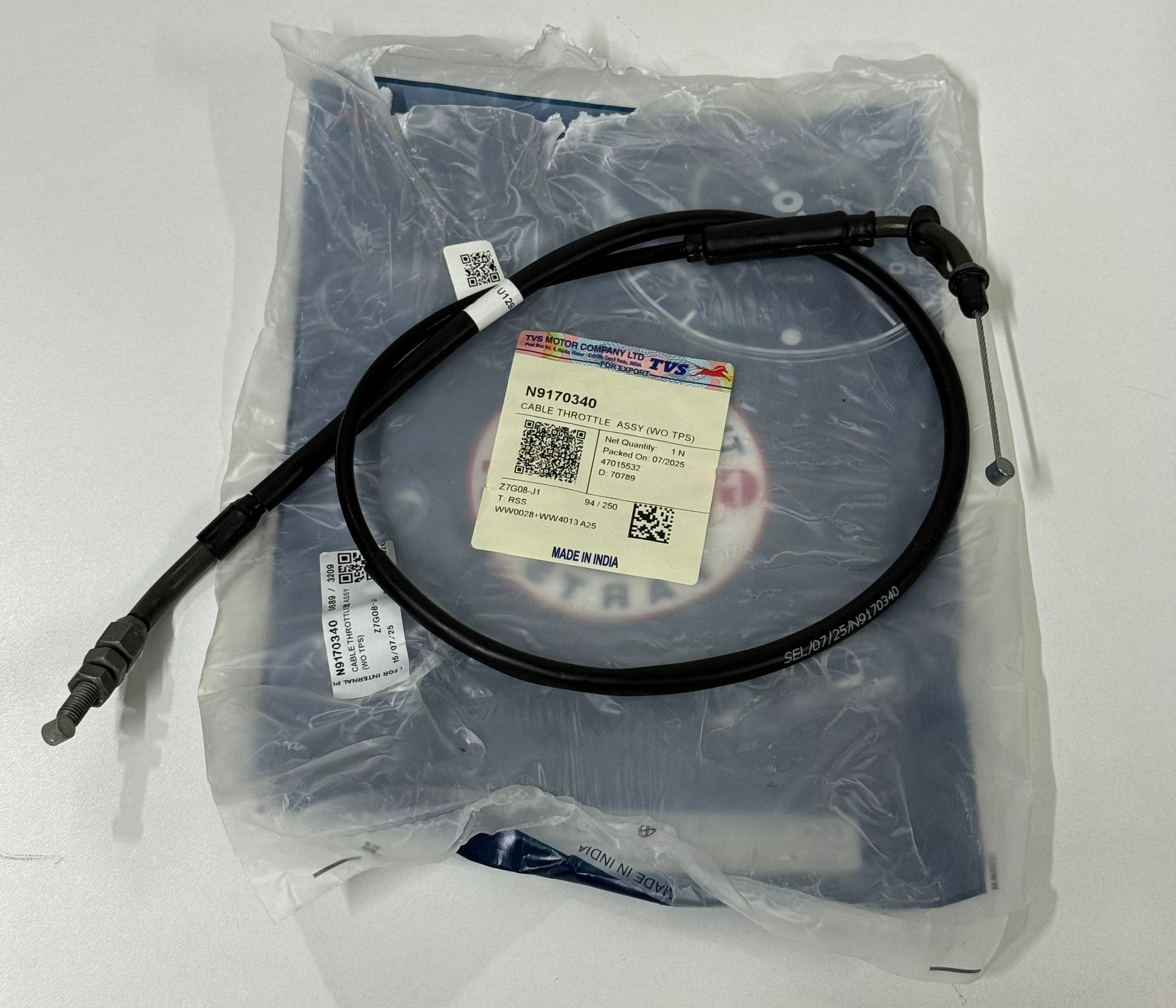 TVS ORİJİNAL GAZ TELİ