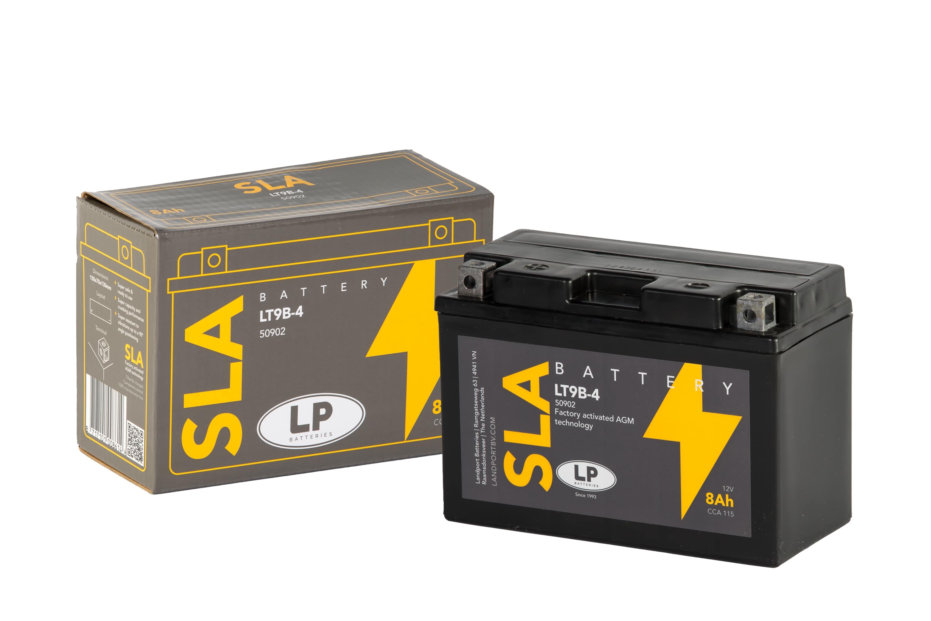 SLA AKÜ (MB LT9B-4) / 8 A / KG: 2,83 / L:150 / W:70 / H:105 / CCA: 115