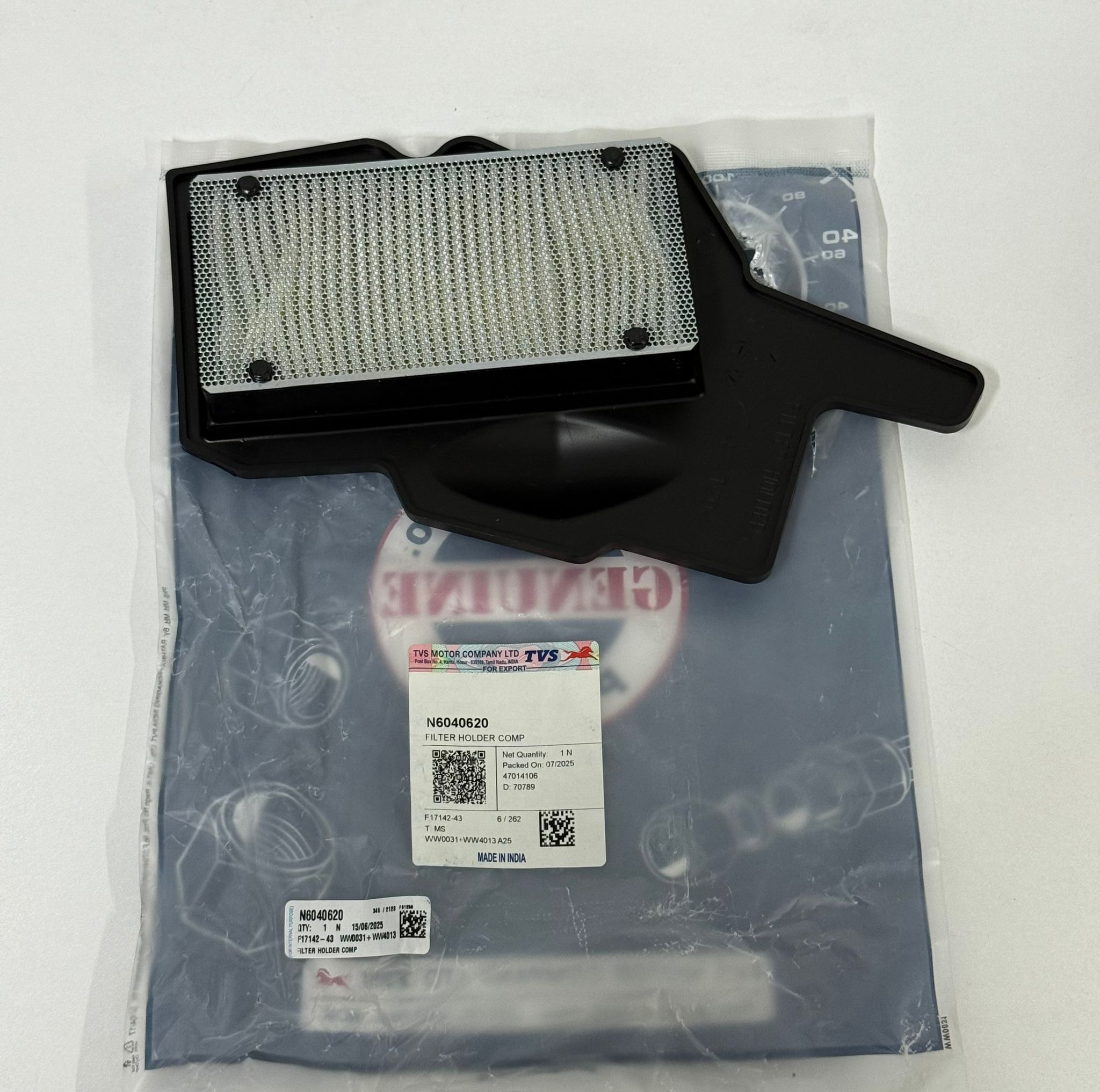 TVS ORİJİNAL HAVA FİLTRESİ