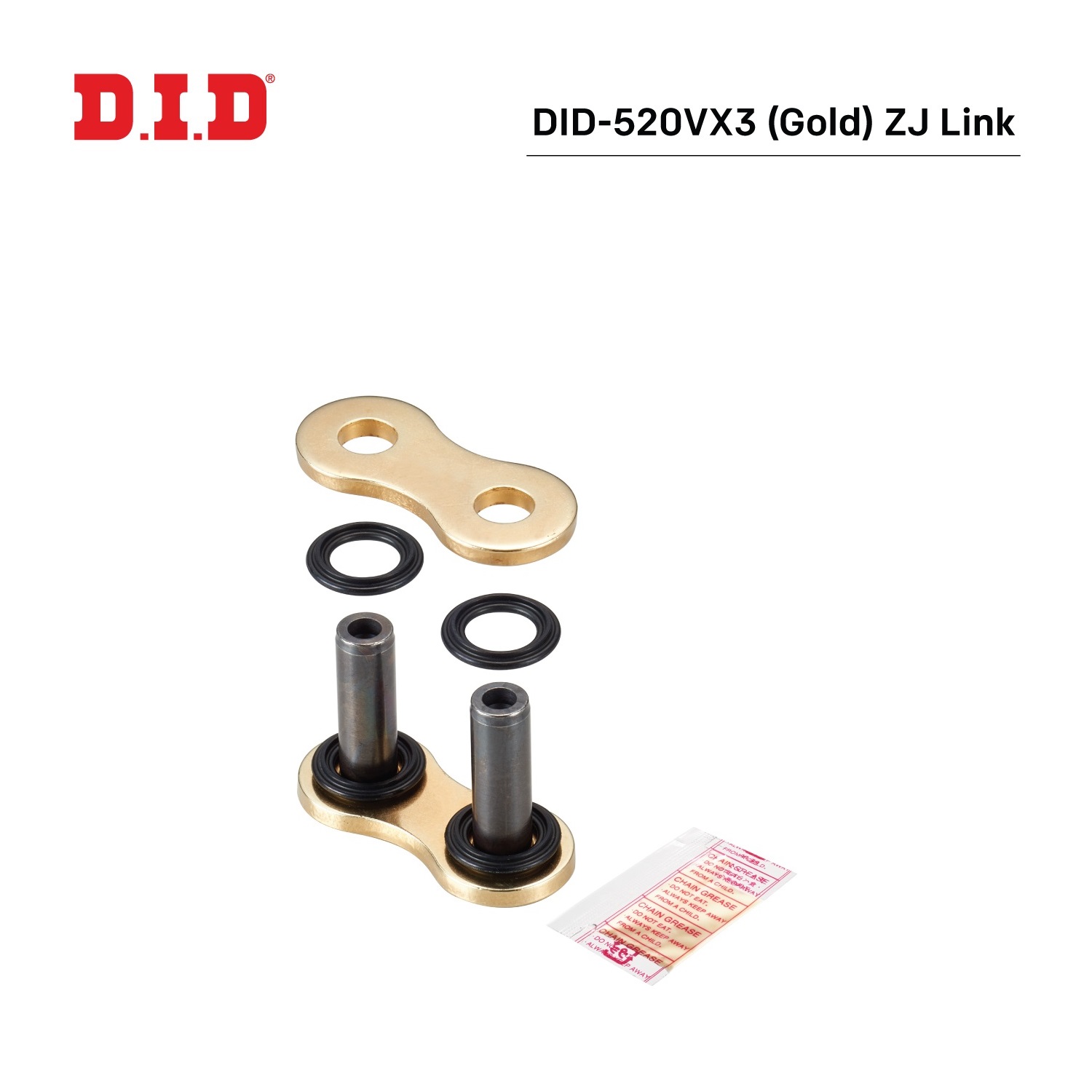 DID-520VX3 (GOLD) Z J BİRLEŞTİRİCİ BAKLA