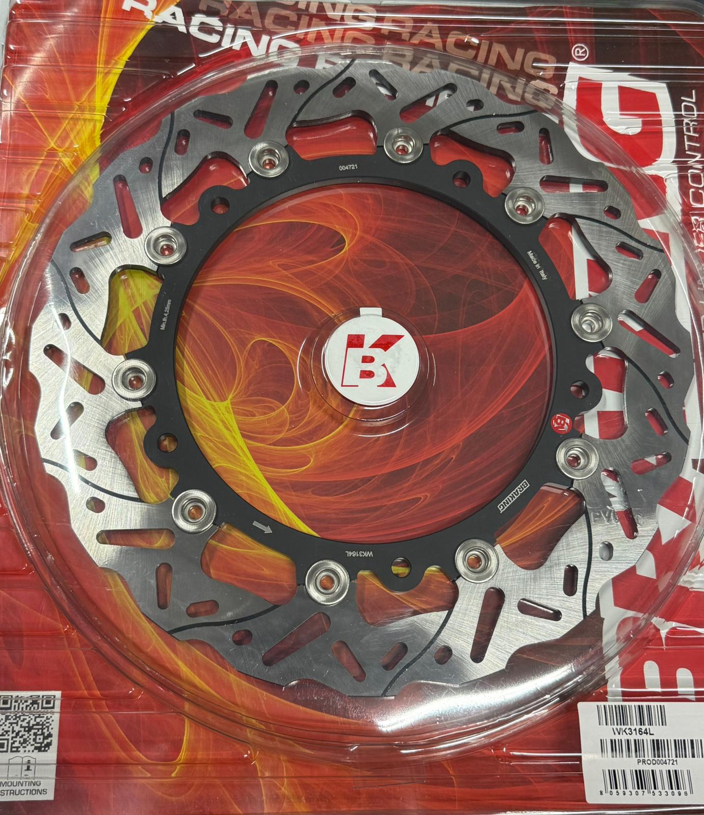 DALGALI ÖN PERFORMANS FREN DİSKİ (SOL)