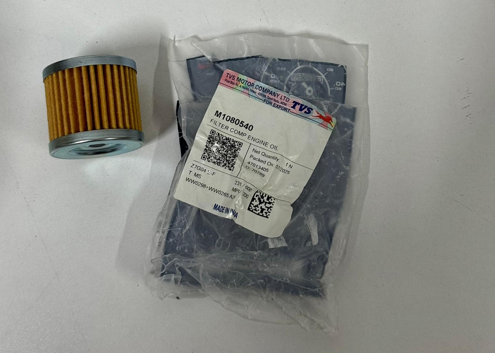 TVS ORİJİNAL YAĞ FİLTRESİ