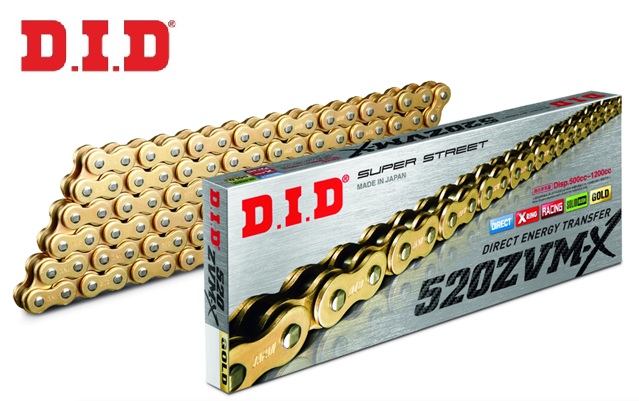 DID 520ZVM-X GOLD X-RİNG ZİNCİR-120 BAKLA