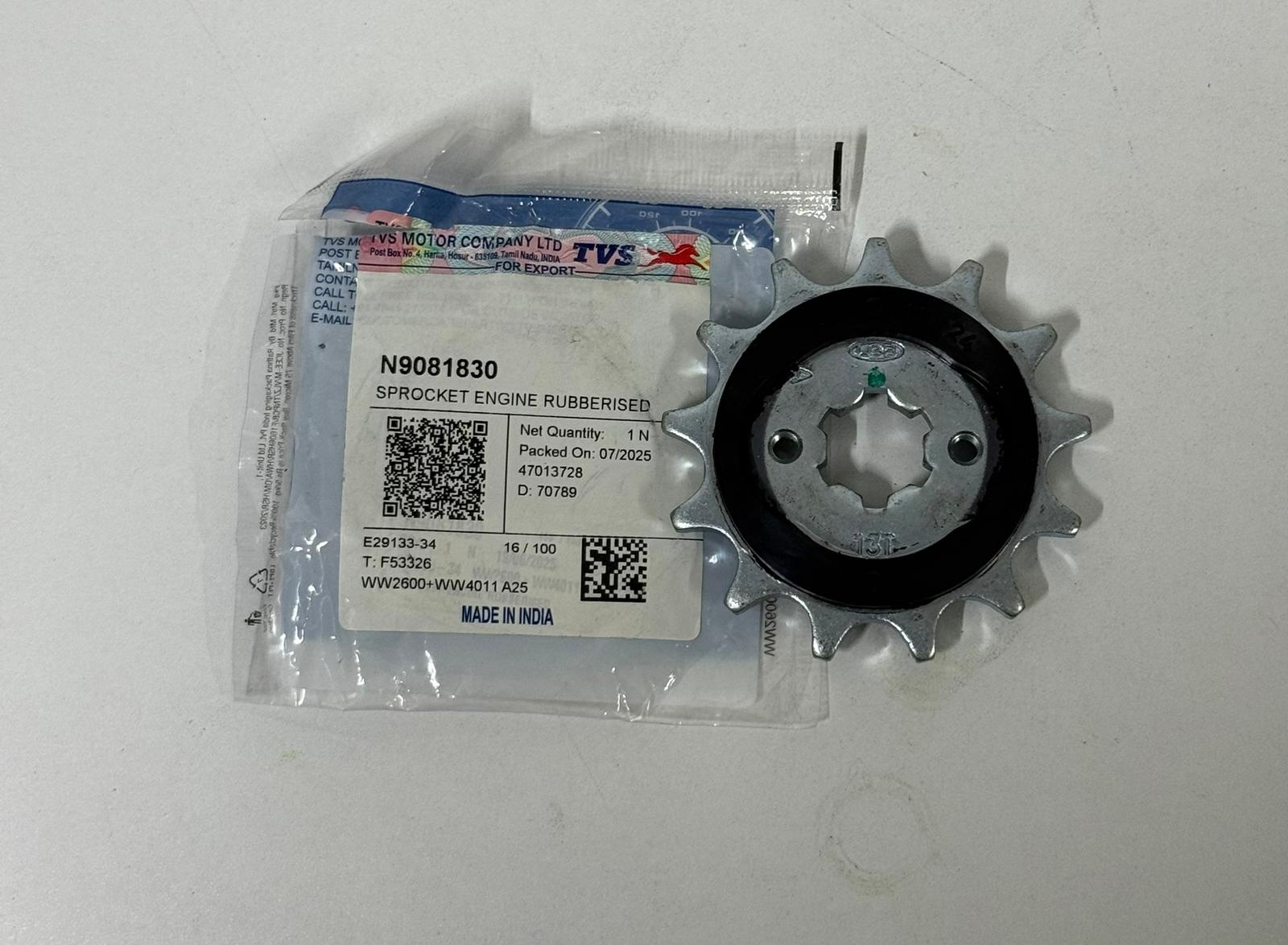 TVS ORİJİNAL ÖN DİŞLİ